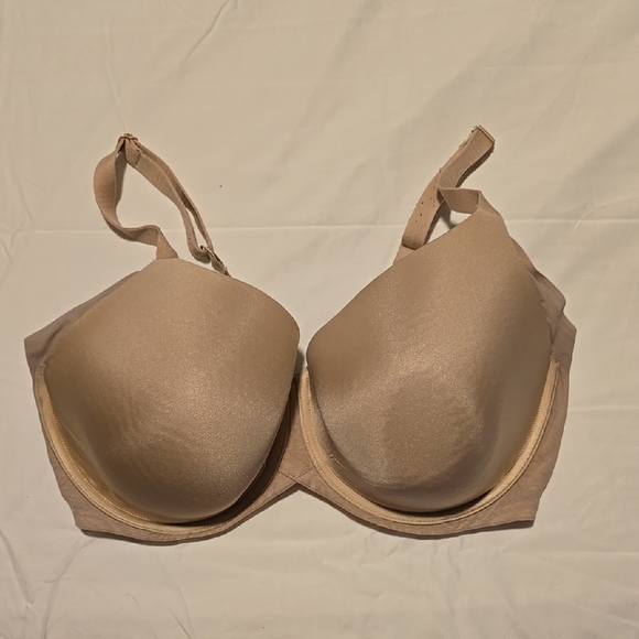 Wacoal 36G Full-Coverage Bra Tan Nude Molded Cups Seamless - Picture 1 of 3